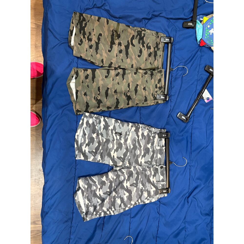 Magellan Boys Camo Fishing Shorts Bundle Size 10 Lot of 2 Performance Outdoor